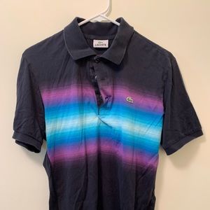 Lacoste ice gradient polo shirt